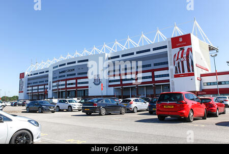 Le bet365 Stadium, terrain de l'ancien club de football de première division anglaise de Stoke City, Stoke-on-Trent, Staffordshire England UK Banque D'Images