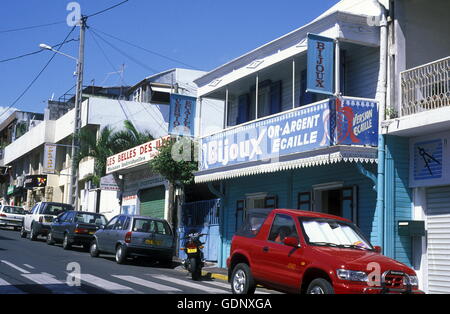 La ville de St Denis sur l'île de la réunion dans l'océan Indien en Afrique. Banque D'Images