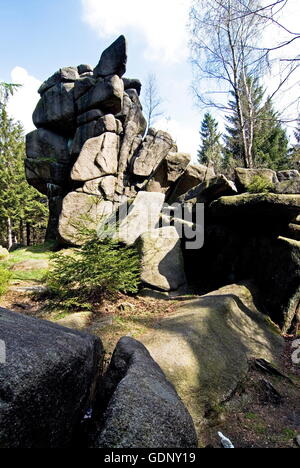 Géographie / voyage, ALLEMAGNE, Basse-Saxe, Harz, Okertal, rock formation, 'Cuisine' sorcières, Additional-Rights Clearance-Info-Not-Available- Banque D'Images