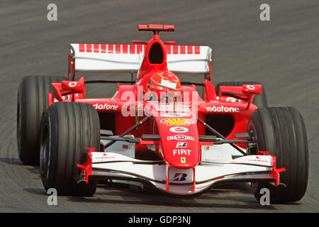 Michael Schumacher (GER), Grosser Preis von Deutschland, 2006, Hockenheim, F1, la Scuderia Ferrari, Banque D'Images