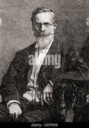 Sir William Crookes, 1832 - 1919. Chimiste anglais, physicien et inventeur. Banque D'Images