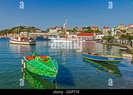 Le port St George's Grenade Antilles Banque D'Images