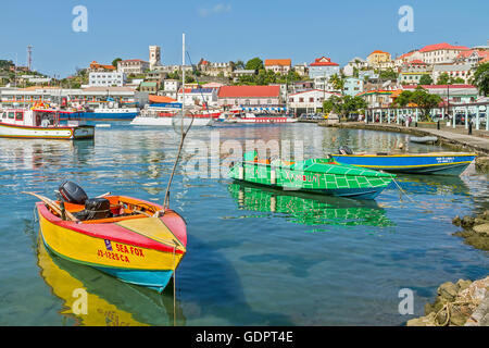 Le port St George's Grenade Antilles Banque D'Images