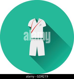 Homme Tennis icône uniforme. Télévision couleur design. Vector illustration. Illustration de Vecteur