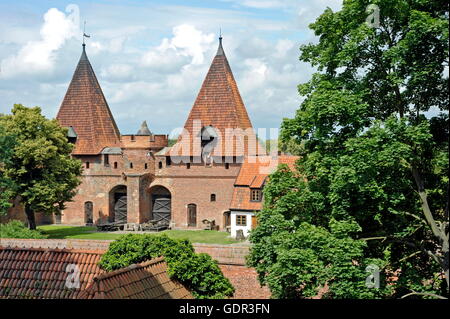 Géographie / voyages, Pologne, Marienburg, Malbork, résidence du Grand Maître de l'Ordre des Chevaliers teutoniques, porte du château, Additional-Rights Clearance-Info-Not-Available- Banque D'Images