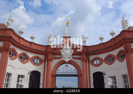 Château de la Redorte, entrée privée et l'orangerie, Memmelsdorf près de Bamberg, Haute-Franconie, Bavière, Allemagne, Europe. Banque D'Images