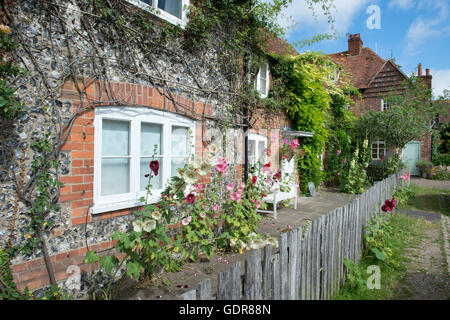 Chambres d'hôtes à Hambleden village en été, Buckinghamshire, Angleterre Banque D'Images