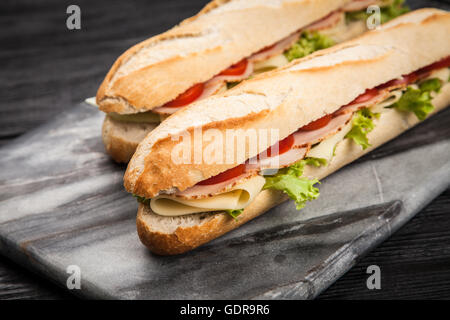 Panini sandwich grillé Banque D'Images