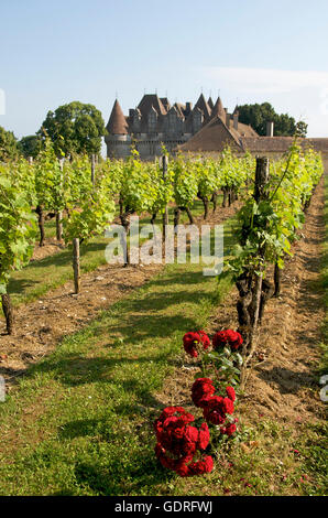 Château de Monbazillac près de Bergerac, Département de la Dordogne, région Aquitaine, France, Europe Banque D'Images