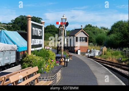 Littlehempston Totnes station sur le "sud Devon Railway', UK Banque D'Images