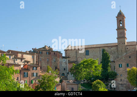 Montepulciano, ville historique de la Renaissance, vue extérieure, Toscane, Italie Banque D'Images