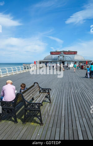 Jetée de Cromer à Norfolk Banque D'Images