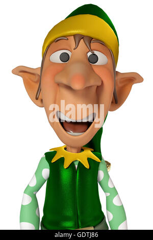 Assistant père Noël Banque D'Images