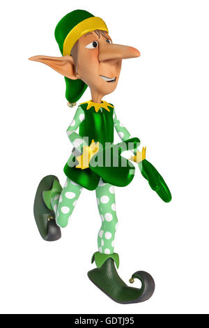 Assistant père Noël Banque D'Images