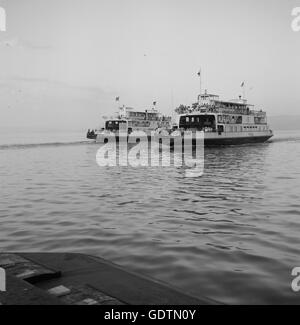 Location de ferrys au bord du lac de Contance, 1953 Banque D'Images