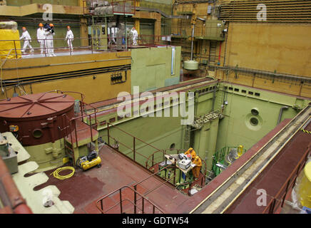 La centrale nucléaire de Rheinsberg Banque D'Images