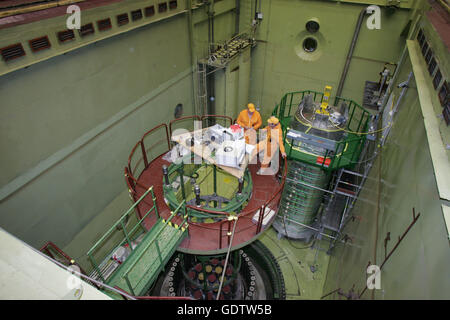 La centrale nucléaire de Rheinsberg Banque D'Images