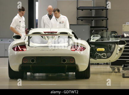 Production PORSCHE CARRERA GT Banque D'Images