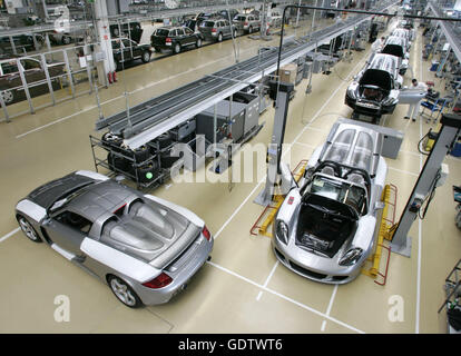 Production PORSCHE CARRERA GT Banque D'Images