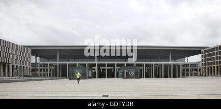 Site de construction de l'aéroport de Berlin Brandebourg, BER Banque D'Images