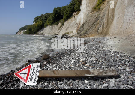 Falaises de craie de Rügen Banque D'Images