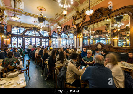 Le Cafe Majestic, Porto, Portugal Banque D'Images