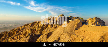 Hôtels en haut de Jabel Hafeet mountain à UAE Banque D'Images