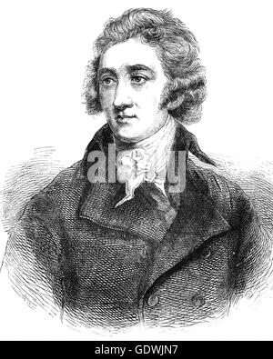 George Canning, (1770 - 1827) était un homme d'État et homme politique conservateur qui a servi dans divers postes importants au sein du cabinet avant de servir comme premier ministre pour les quatre derniers mois de sa vie. Banque D'Images