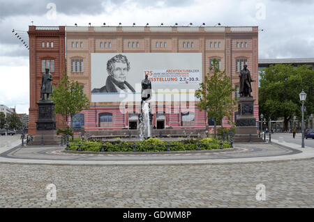 L'Schinkelplatz dans Berlin Mitte Banque D'Images