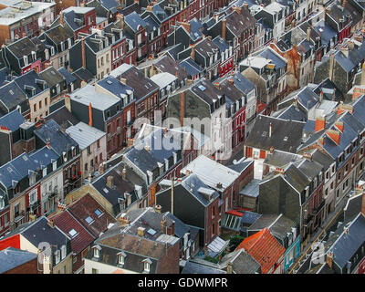 Toits de Le Touquet Centre, France Banque D'Images