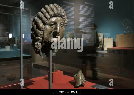 Routes d'Arabie. Les trésors archéologiques de l'Arabie saoudite, une exposition dans le Musée de Pergame Banque D'Images