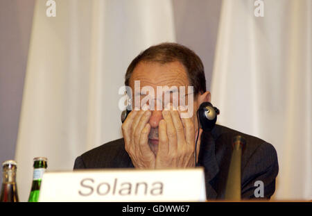 Javier Solana Banque D'Images