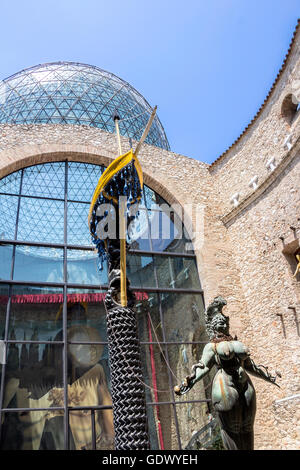 FIGUERAS, ESPAGNE - 25 juin 2016 Détails : à partir de la musée Dali, le 25 juin 2016 à Figueras, Catalunya, Espagne. Banque D'Images