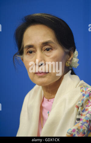 Aung San Suu Kyi Banque D'Images