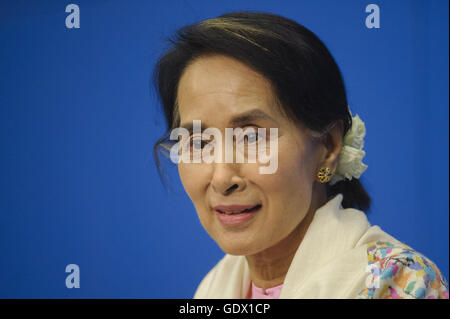 Aung San Suu Kyi Banque D'Images