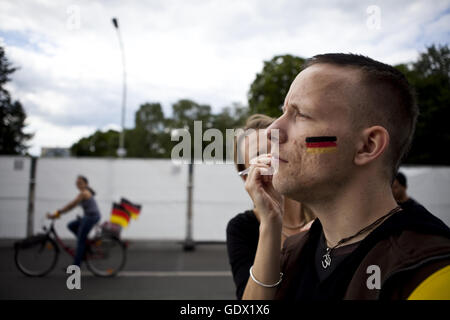 Coupe du Monde de football à Berlin, Allemagne, 2010 Banque D'Images