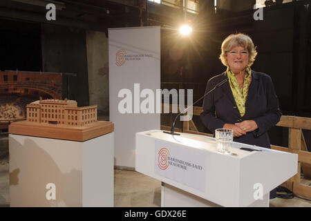 Portrait de Mme Monika Gruetters à Berlin, Allemagne, 2014 Banque D'Images