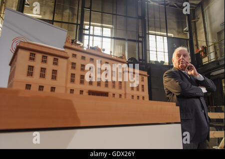 Portrait de Daniel Barenboïm à Berlin, Allemagne, 2014 Banque D'Images