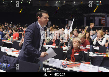 Alexis Tsipras à Berlin, Allemagne, 2014 Banque D'Images