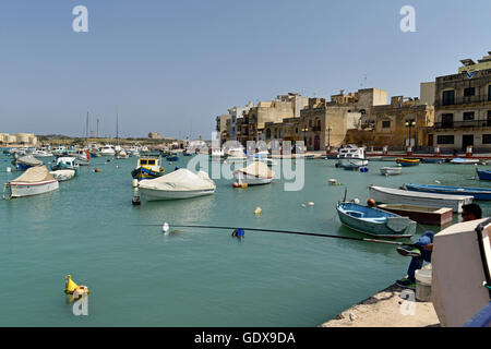 Birżebbuġa Harbour, Malte Banque D'Images