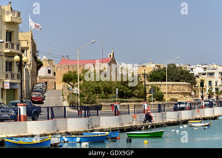 Birżebbuġa Harbour, Malte Banque D'Images