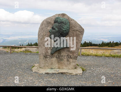 La montagne Brocken dans Harz, Allemagne, 2014 Banque D'Images