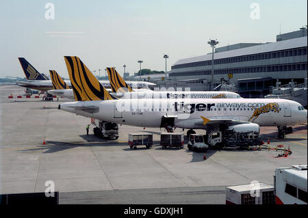 L'aéroport de Singapour Changi Banque D'Images