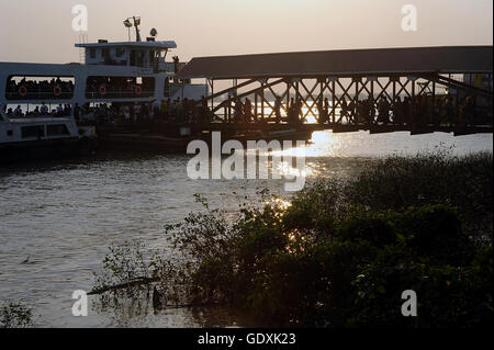 Dala jetée ferry Banque D'Images