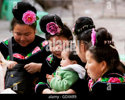 Dans la Communauté Miao, Qiandongnan 2015 Banque D'Images