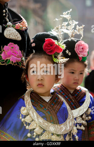 Dans la Communauté Miao, Qiandongnan 2015 Banque D'Images