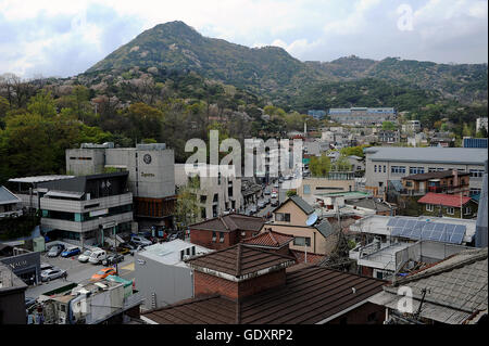La Corée du Sud. Séoul. L'année 2013. Hillside Banque D'Images