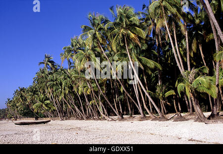 Le Myanmar. L'État de Rakhine. Thandwe. L'année 2008. La plage de Ngapali Banque D'Images