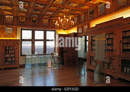 Géographie / voyage, Allemagne, Bade-Wurtemberg, Bretten, museum / Musées, Melanchthon chambre, vue de l'intérieur, salle de l'Additional-Rights Clearance-Info-villes,-Not-Available Banque D'Images