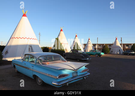 Géographie / voyages, USA, Arizona, Wigwam Motel sur la Route 66, Additional-Rights Clearance-Info-Not-Available- Banque D'Images